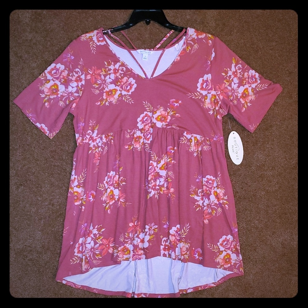 Boutique babydoll top